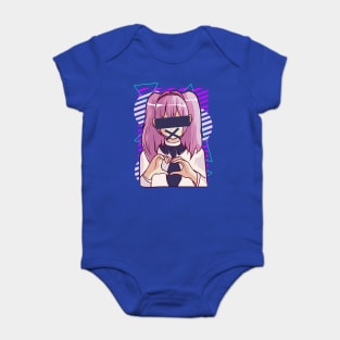 Pastel Goth Student Design Baby Bodysuit